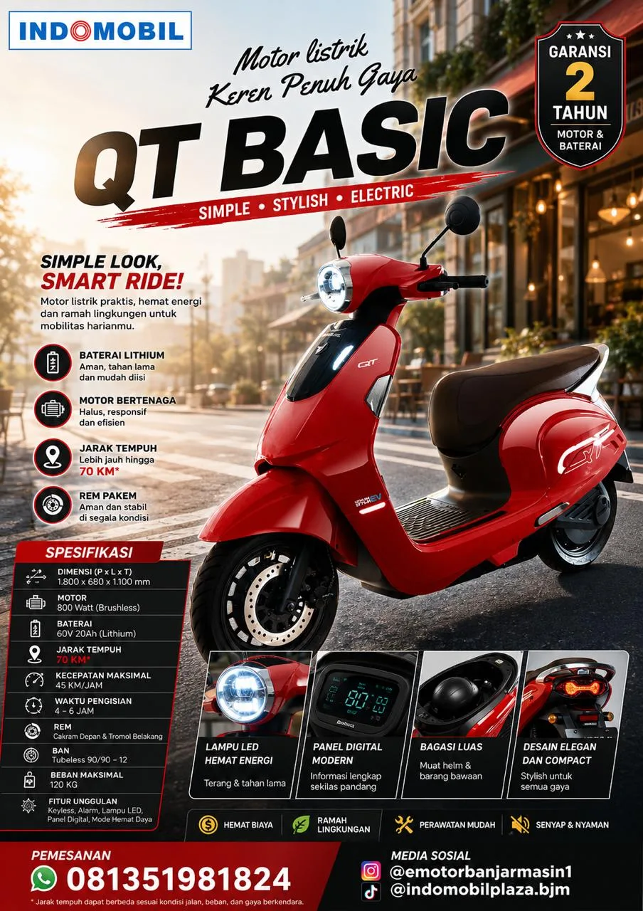 Dealer Motor Listrik Banjarmasin